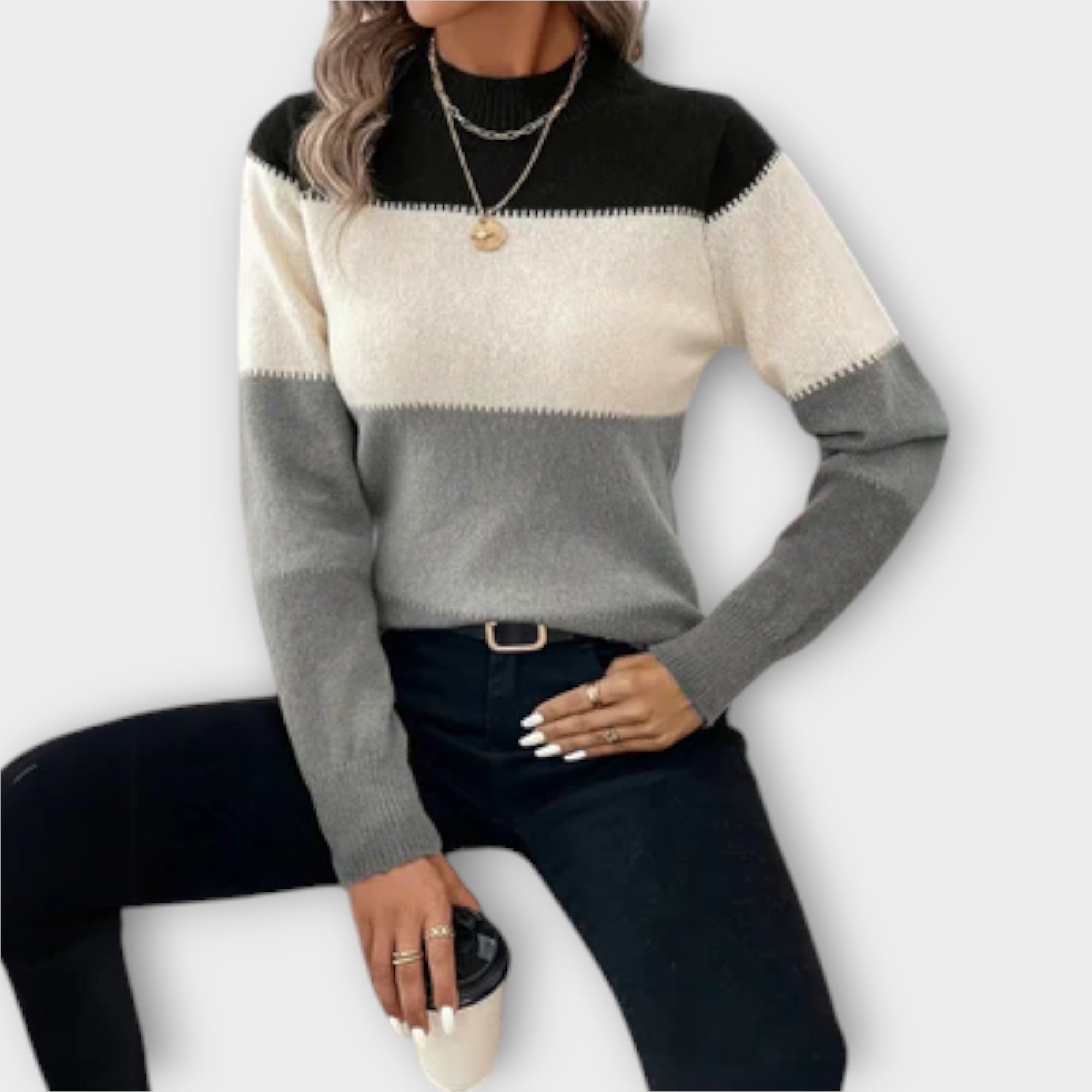 Elina – Casualowy i elegancki sweter damski