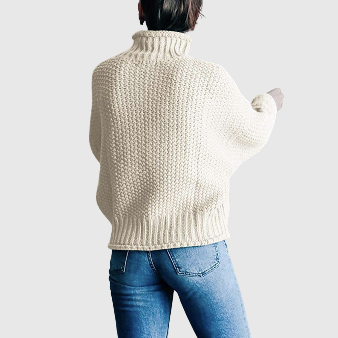 Sweter Aurora — ciepły golf, który porządkuje styl w minutę