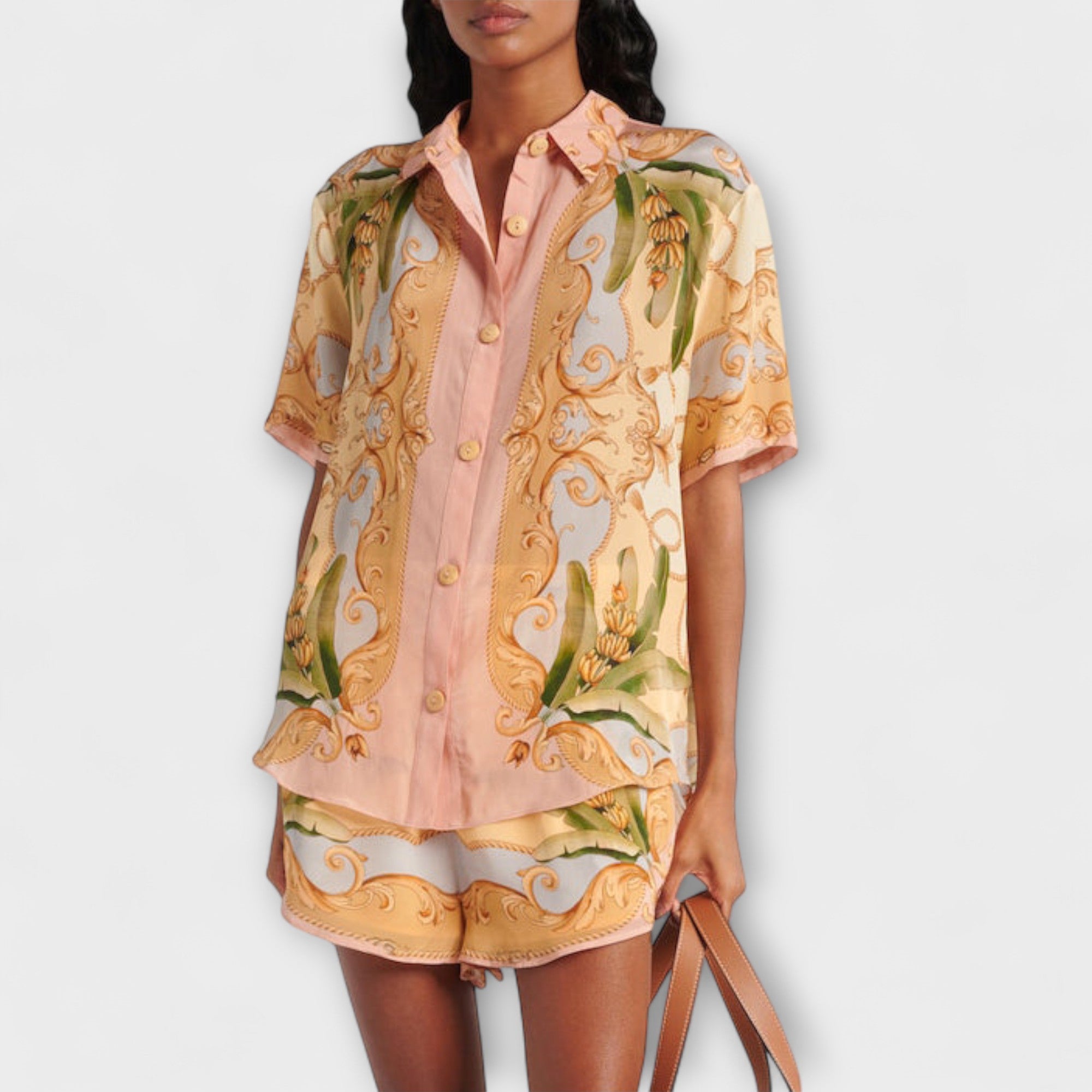 Maren – Zestaw Vintage z Botanicznym Wzorem Kalejdoskopu