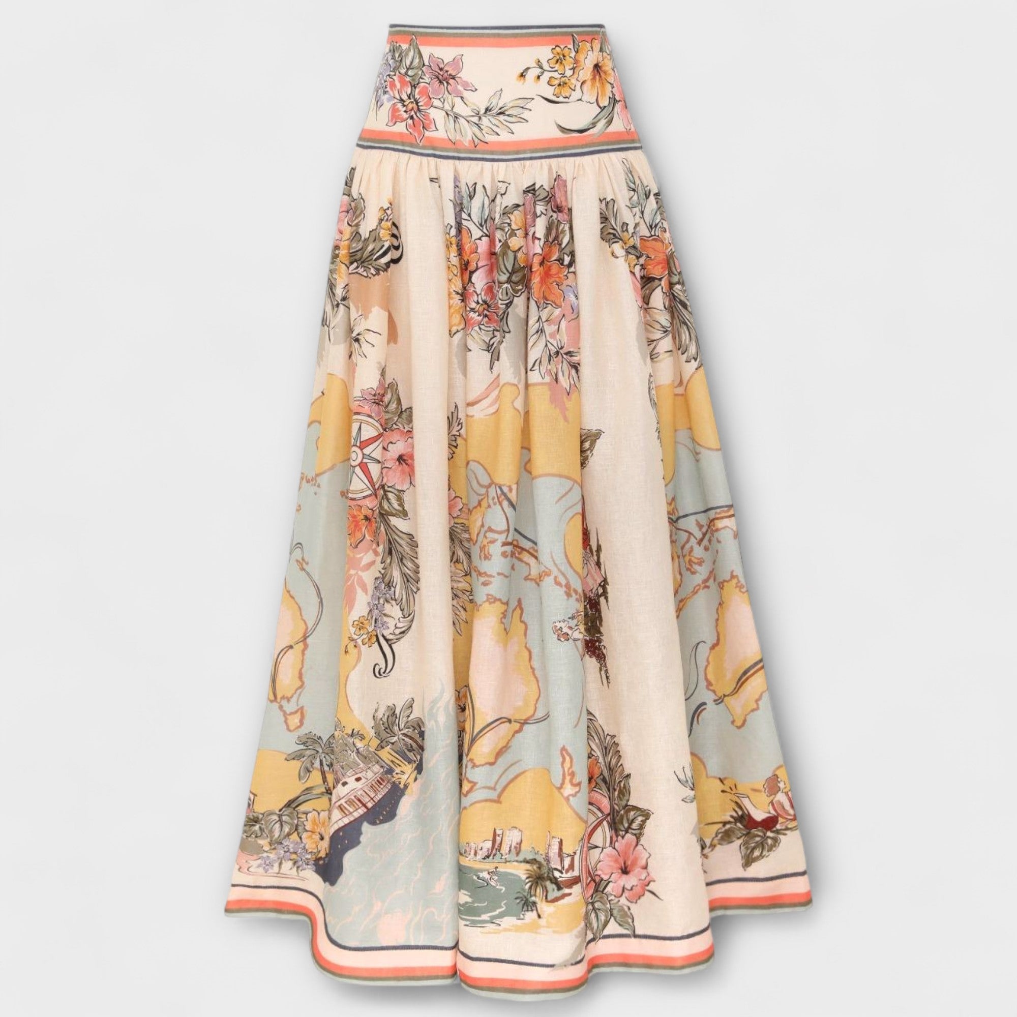 Melina – Elegancka spódnica midi dla kobiet