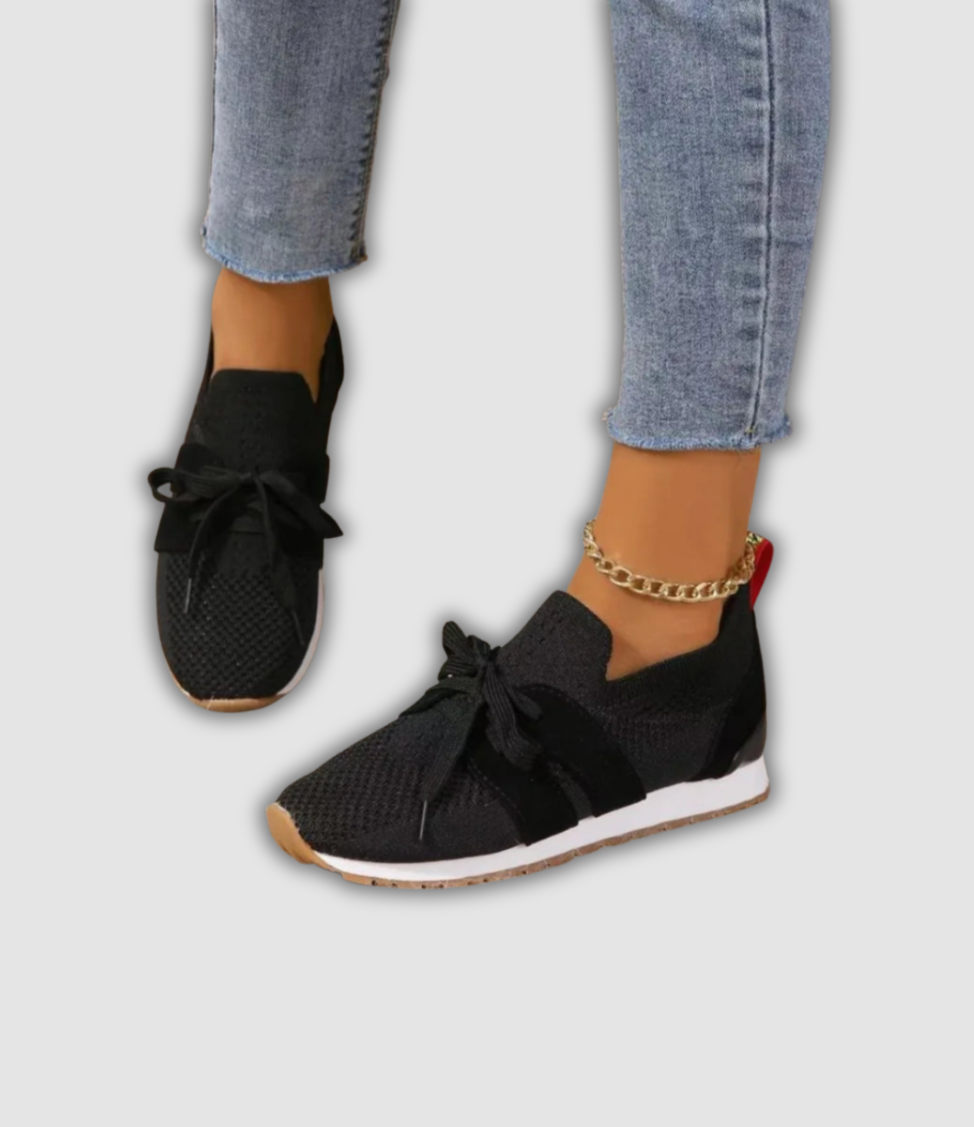 Anna - Wygodne Sznurowane Sneakersy