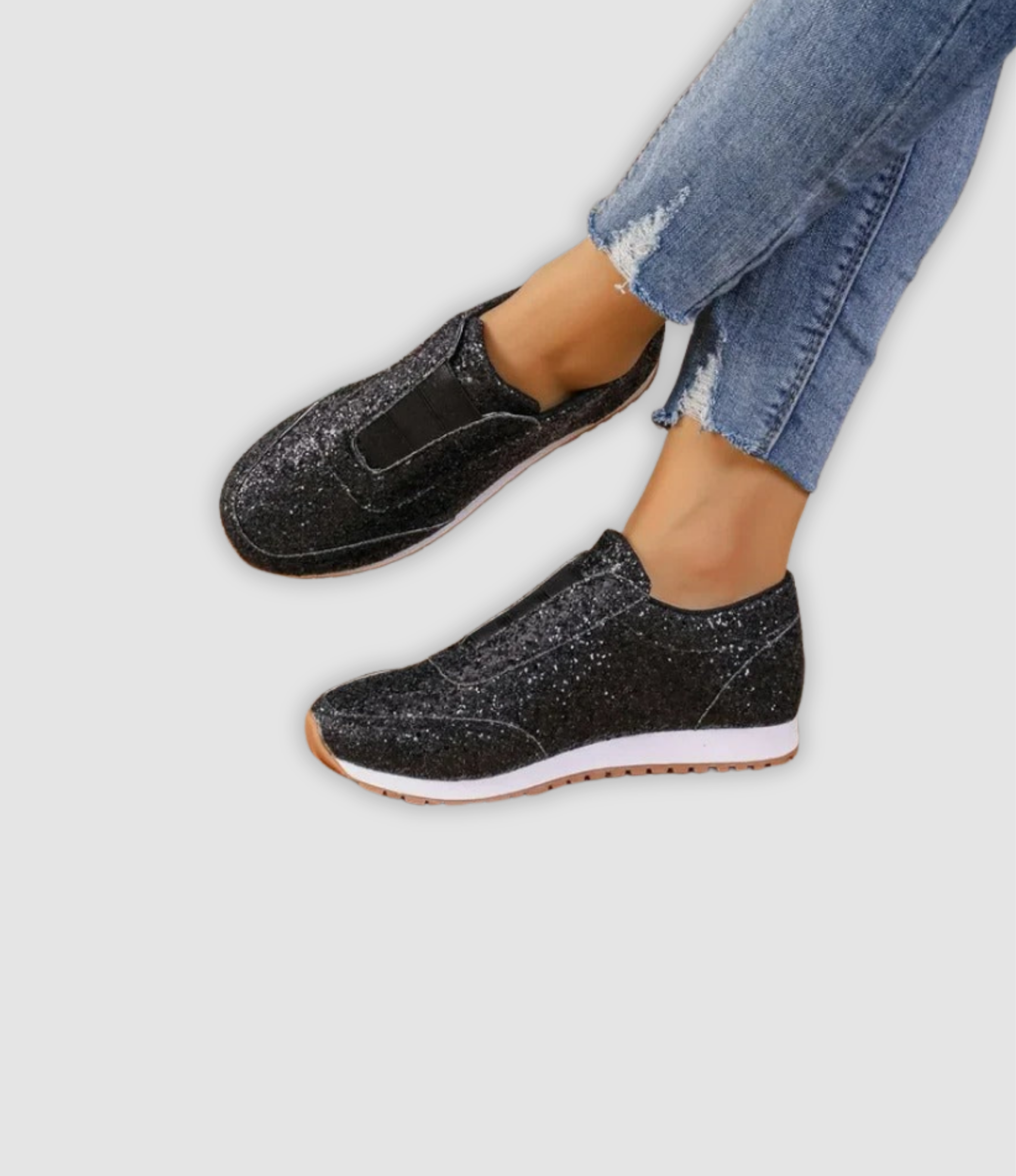 Liesbeth - Lśniące sneakersy