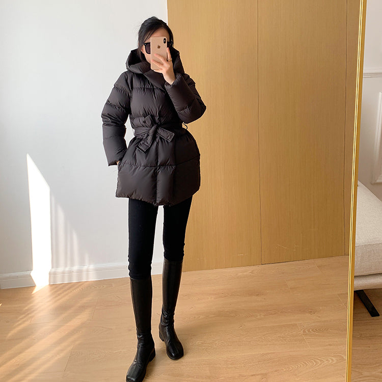 Eliara™ - Płaszcz zimowy z paskiem