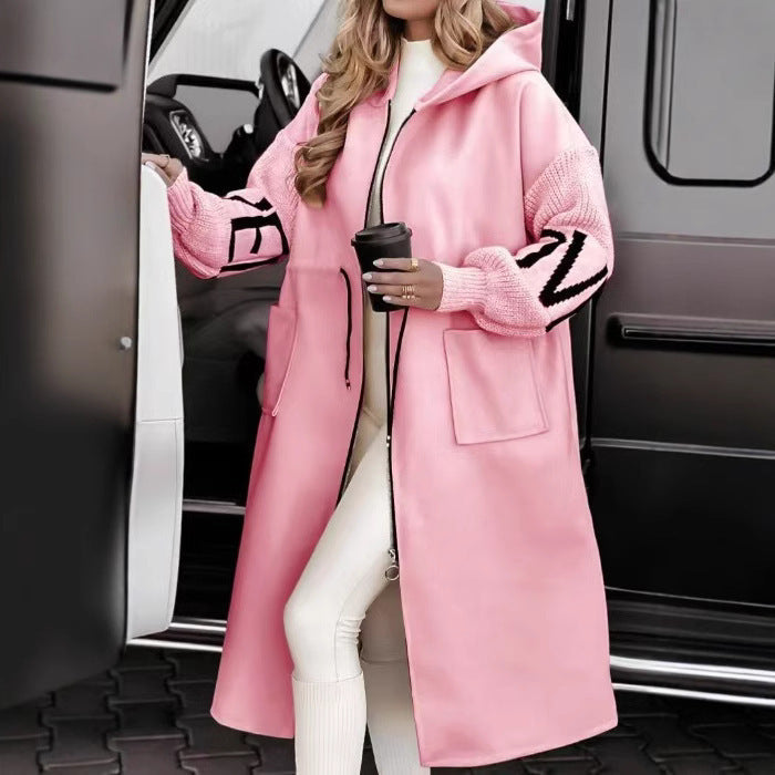 Rosana | Elegancki Płaszcz z Kapturkiem