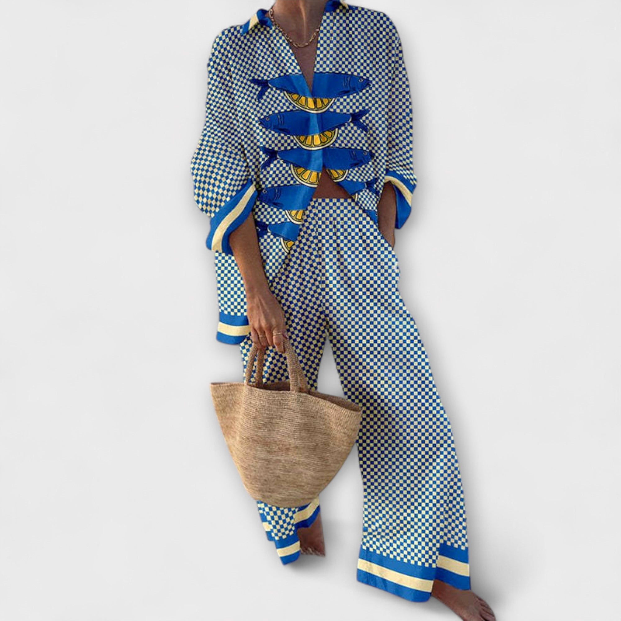 Trivela – Letni komplet z cytrynowo-sardyńskim nadrukiem