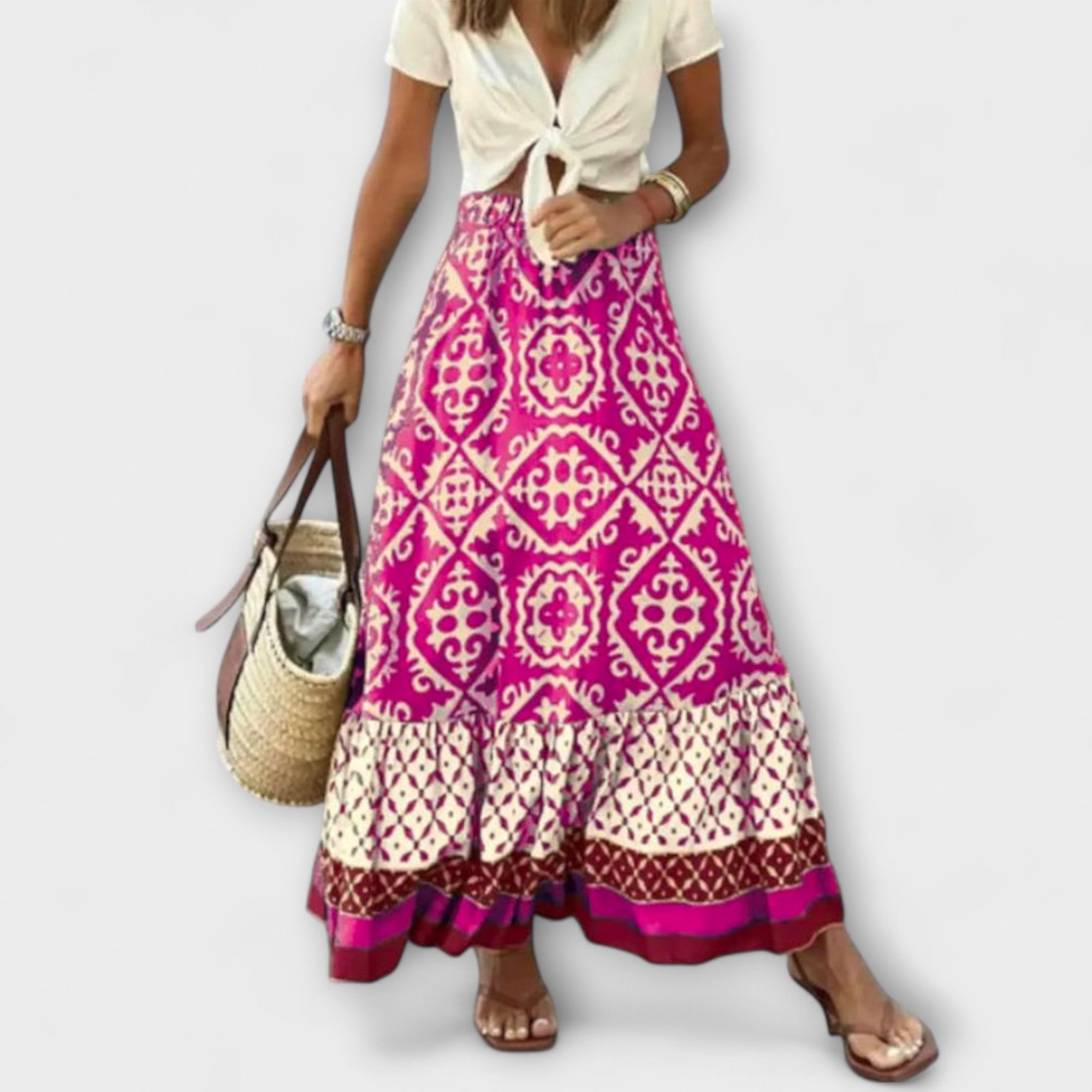 Romy – Wysoki letni spódniczka dla kobiet