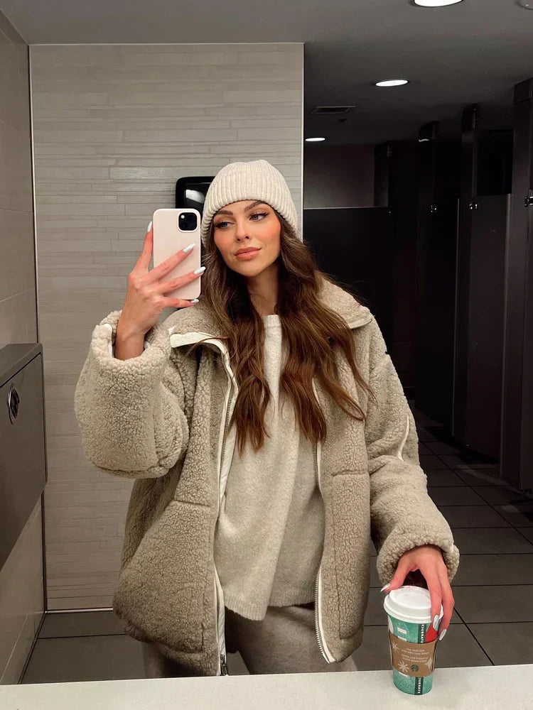 Gosia | Miękka ciepła kurtka zimowa