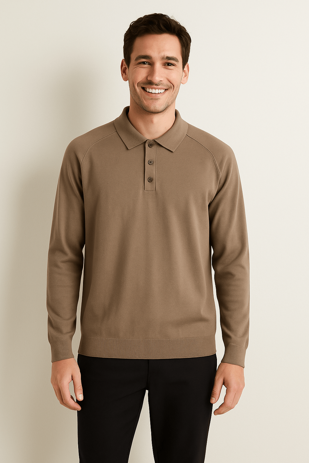 Koszulka polo Luke Strick z długim rękawem