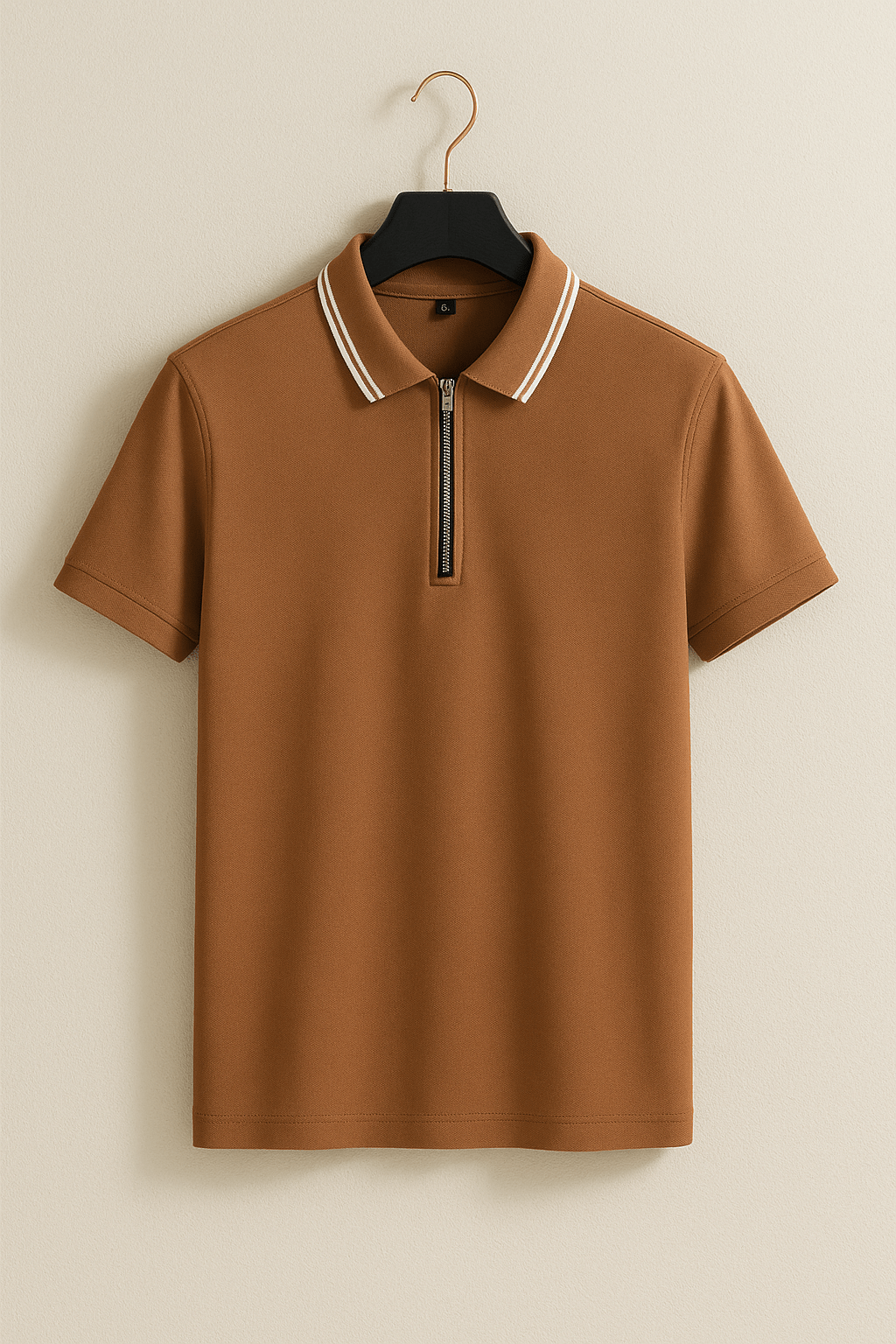 Poloshirt Nathaniel z zamkiem błyskawicznym