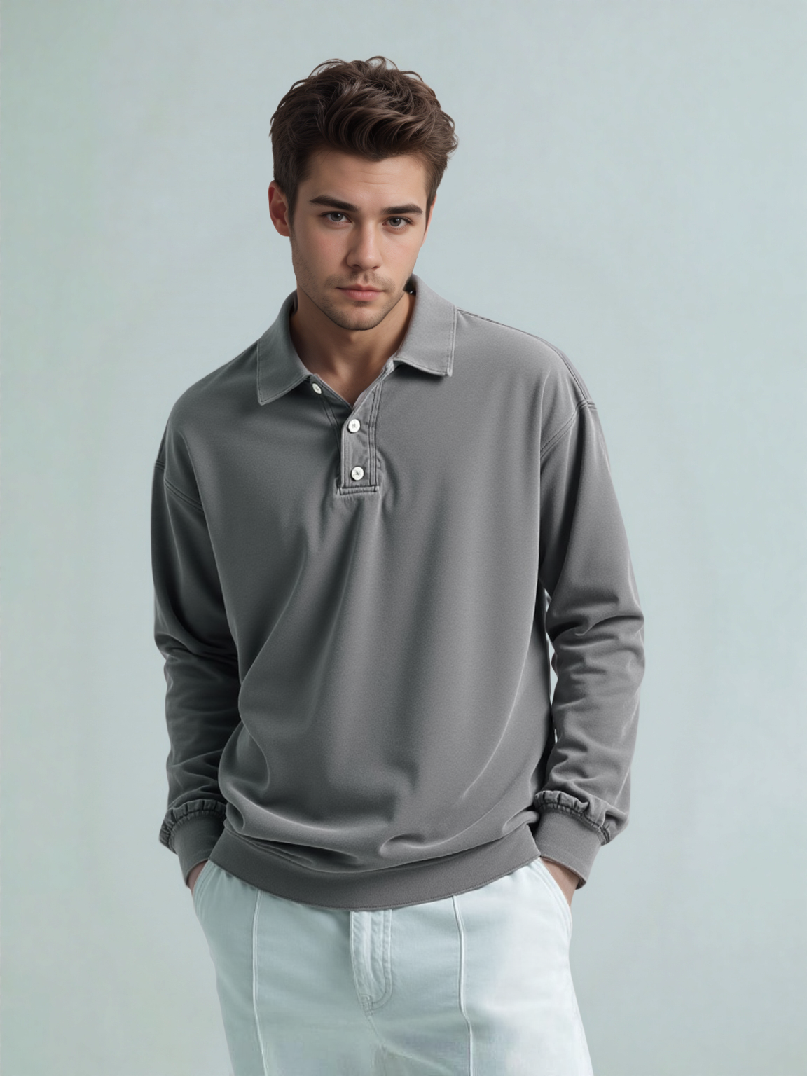 Elijah™ | Vintage Koszula z Długim Rękawem