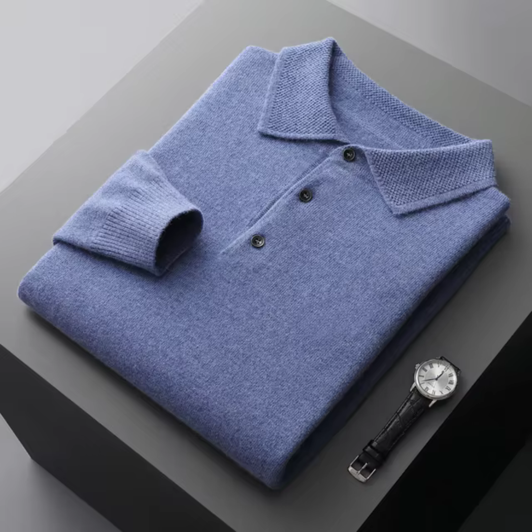 Walter™ | Premium Poloshirt z wełny merino