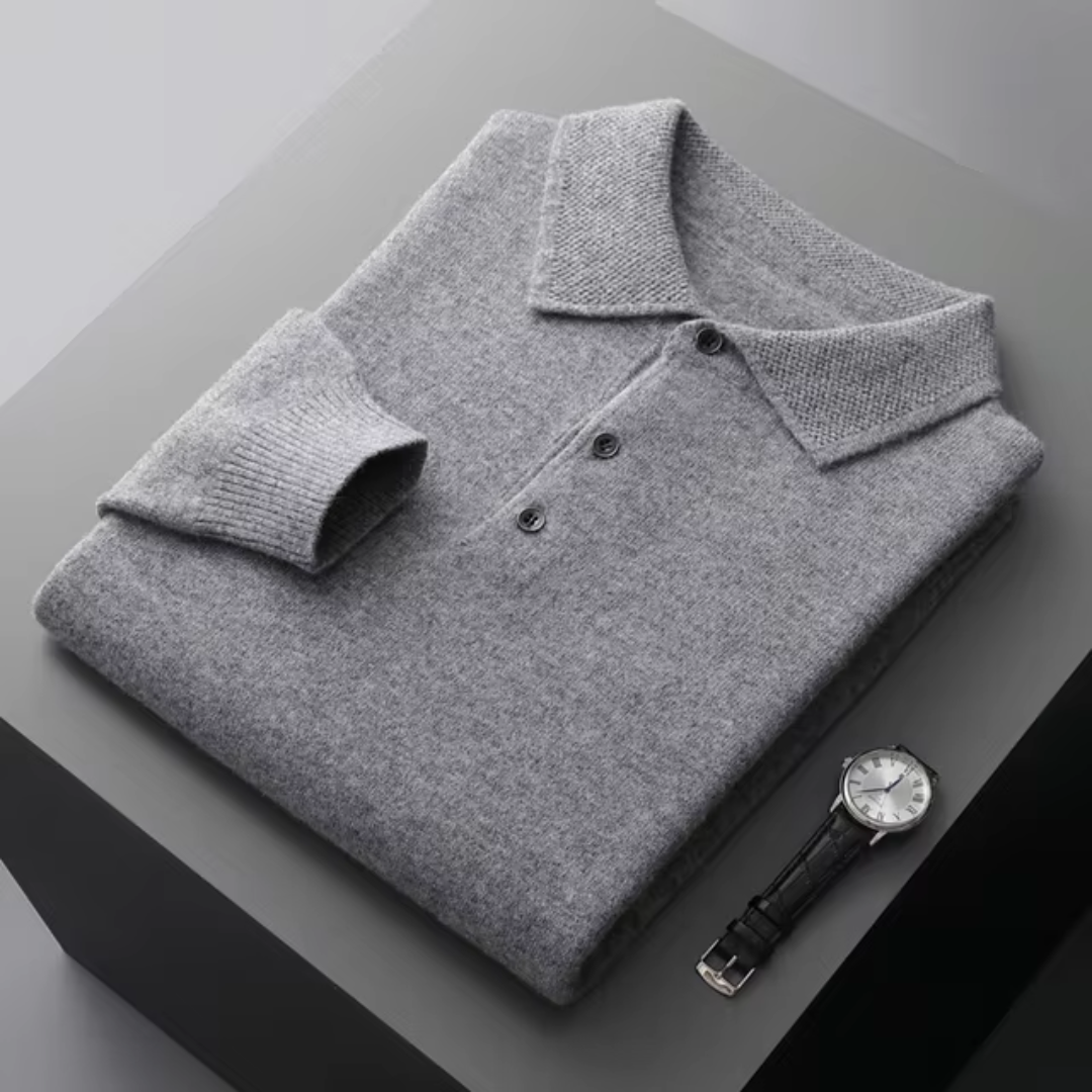 Walter™ | Premium Poloshirt z wełny merino