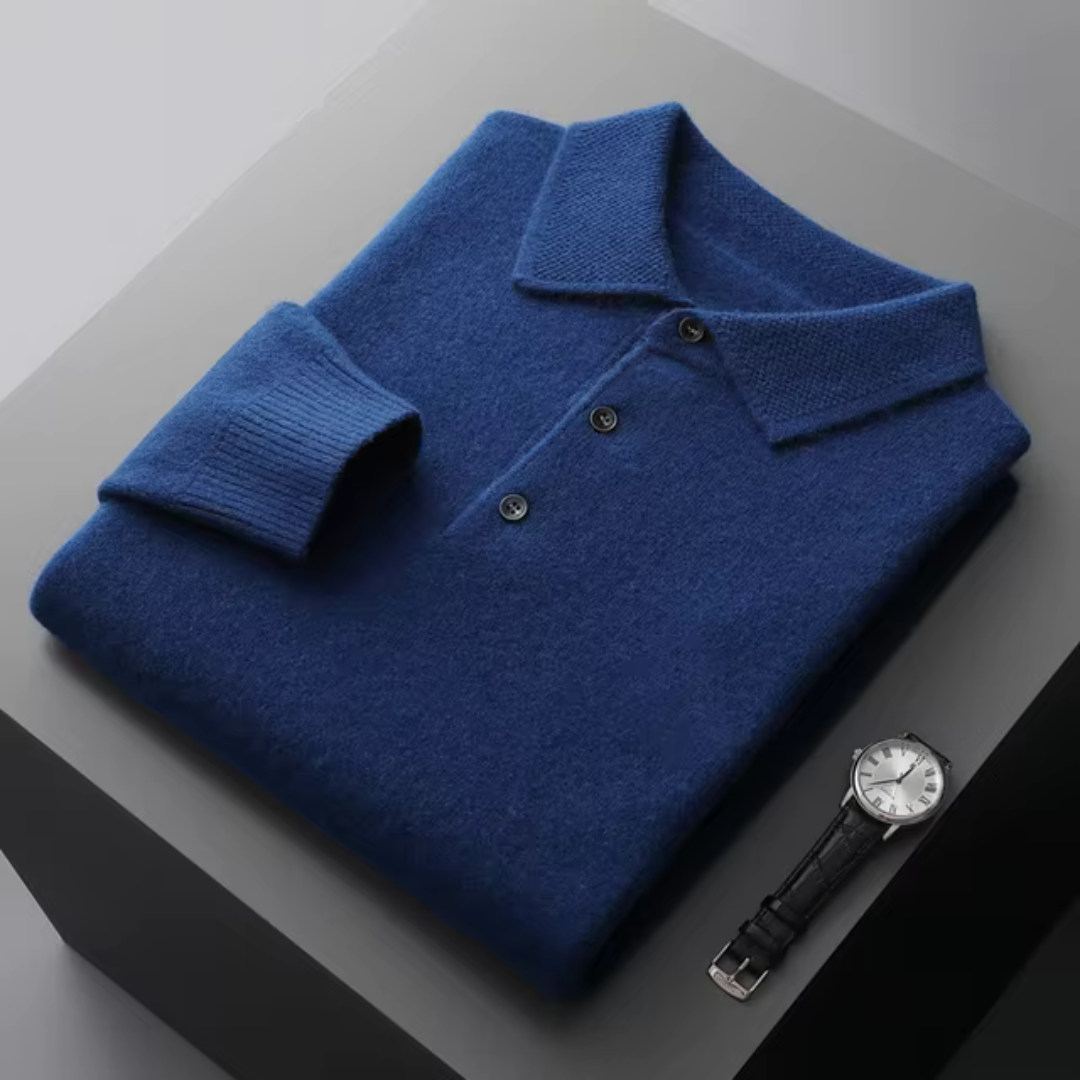 Walter™ | Premium Poloshirt z wełny merino