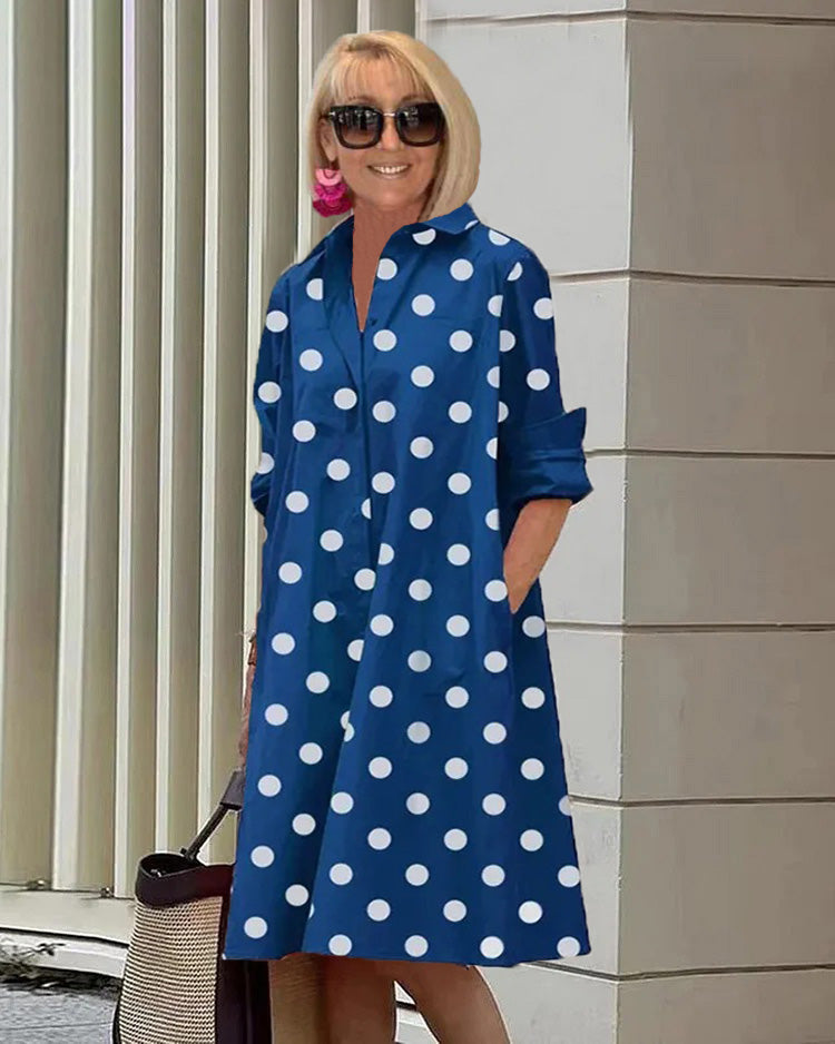 Aisling – Zwiewna sukienka boho midi w print