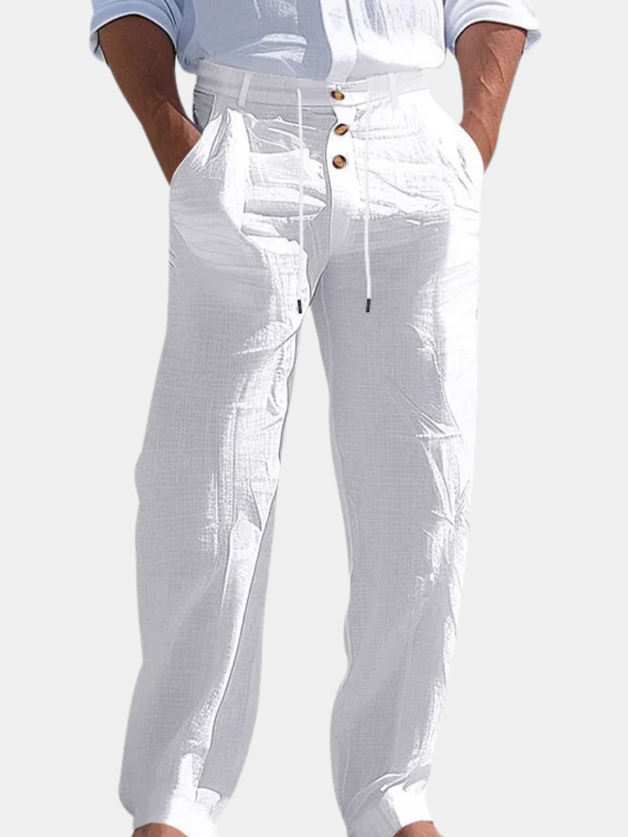 EMILE – Lekkie Eleganckie Spodnie na Letnie Dni