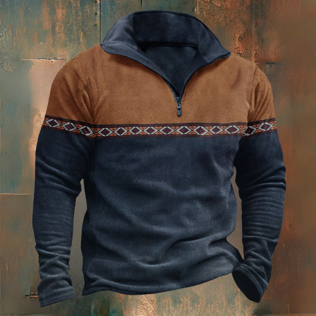 Sweter półgolf Half-Zip