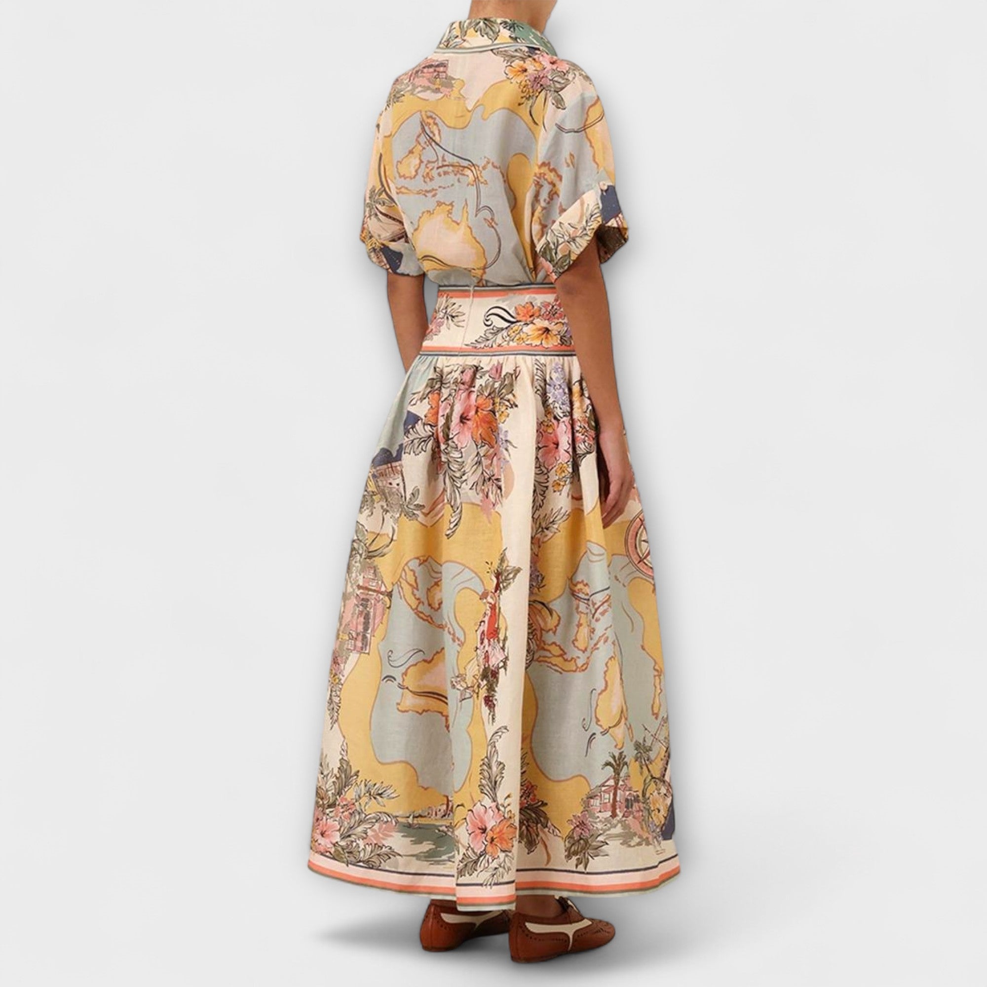 Melina – Elegancka spódnica midi dla kobiet