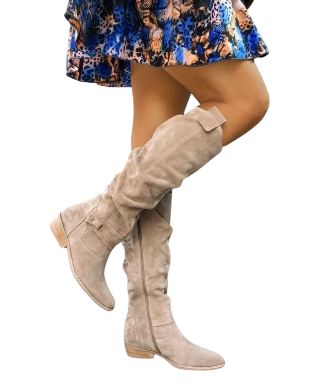 Lina - Kozaki zamszowe