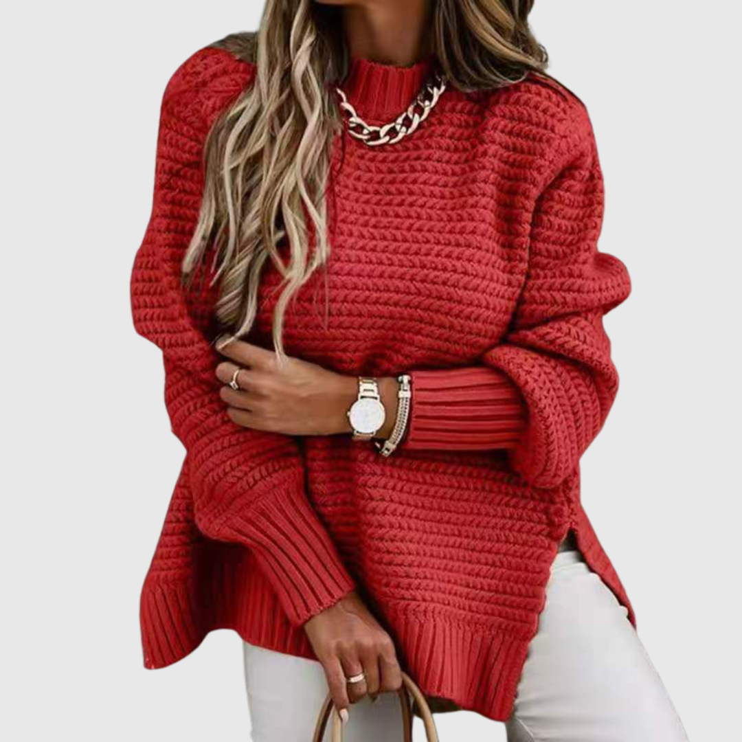 Elżbieta — Miękki Sweter z Golfem