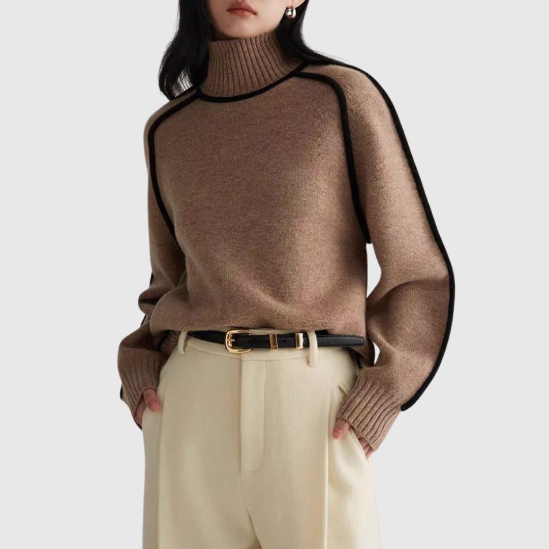 Sweter Linea Edge — elegancja wyrysowana linią