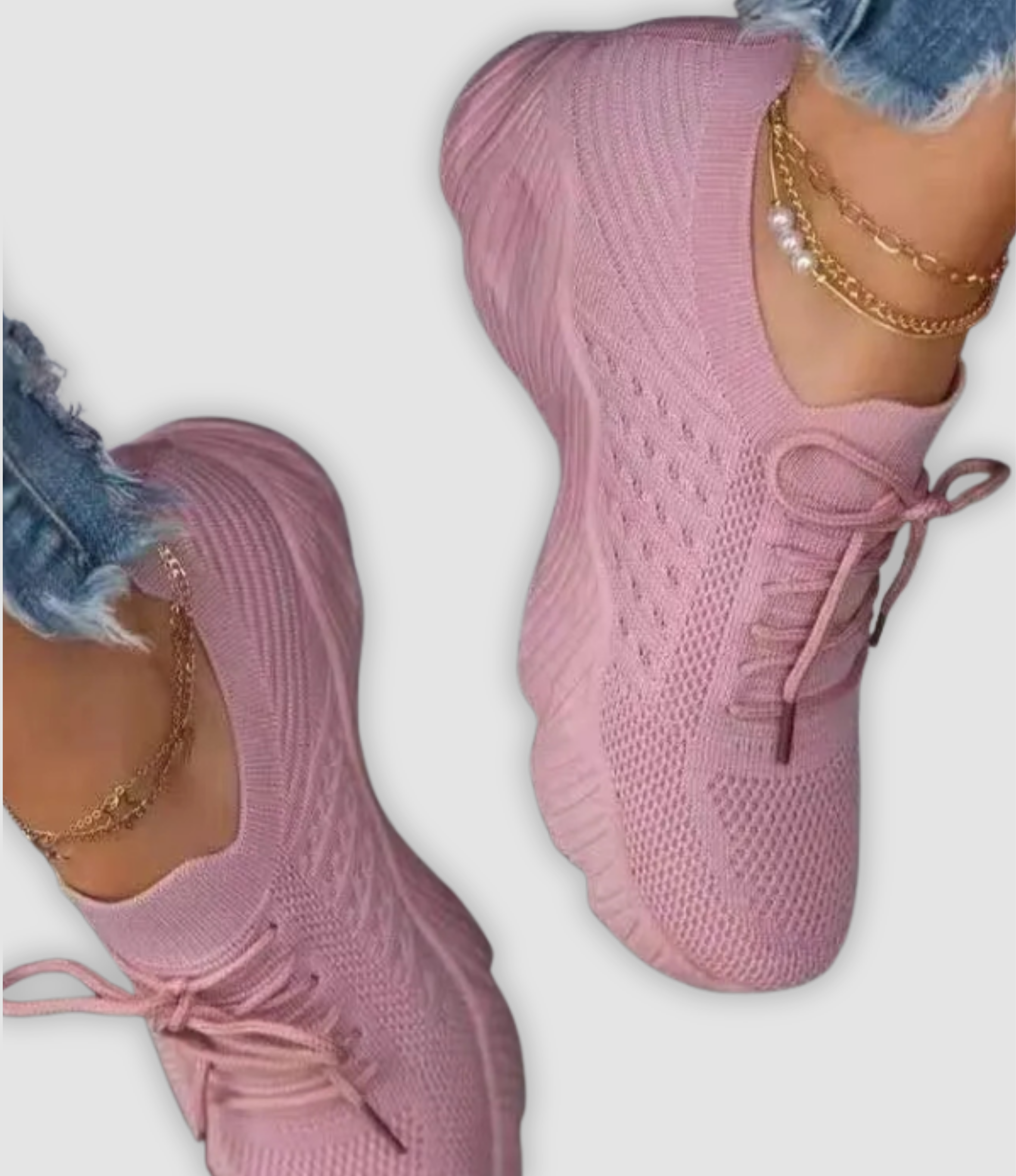 Antonia - Sneakersy z sznurowaniem