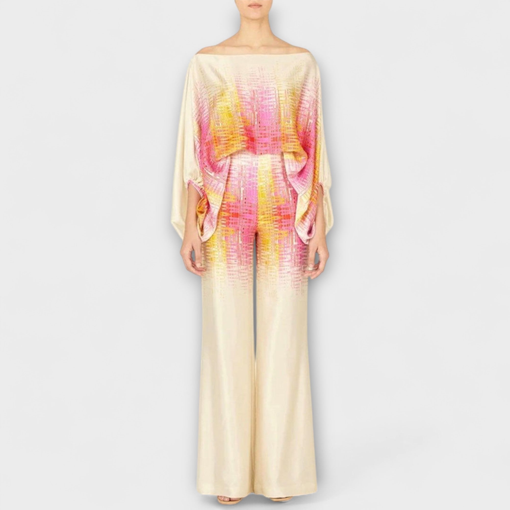 Greta – Elegancki letni komplet dwuczęściowy