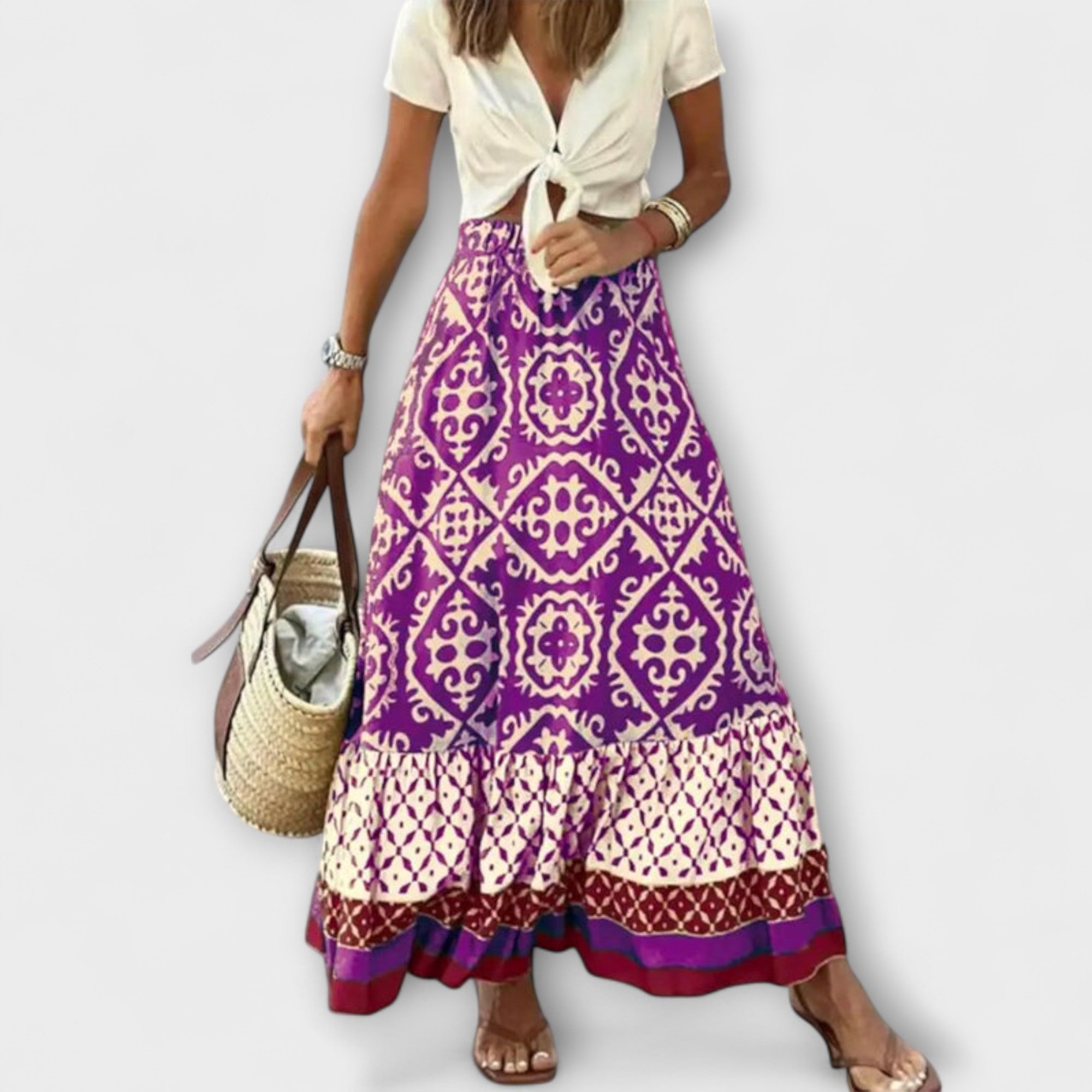 Romy – Wysoki letni spódniczka dla kobiet