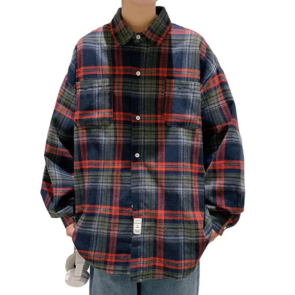 Sem - Męska Koszula w Kratę