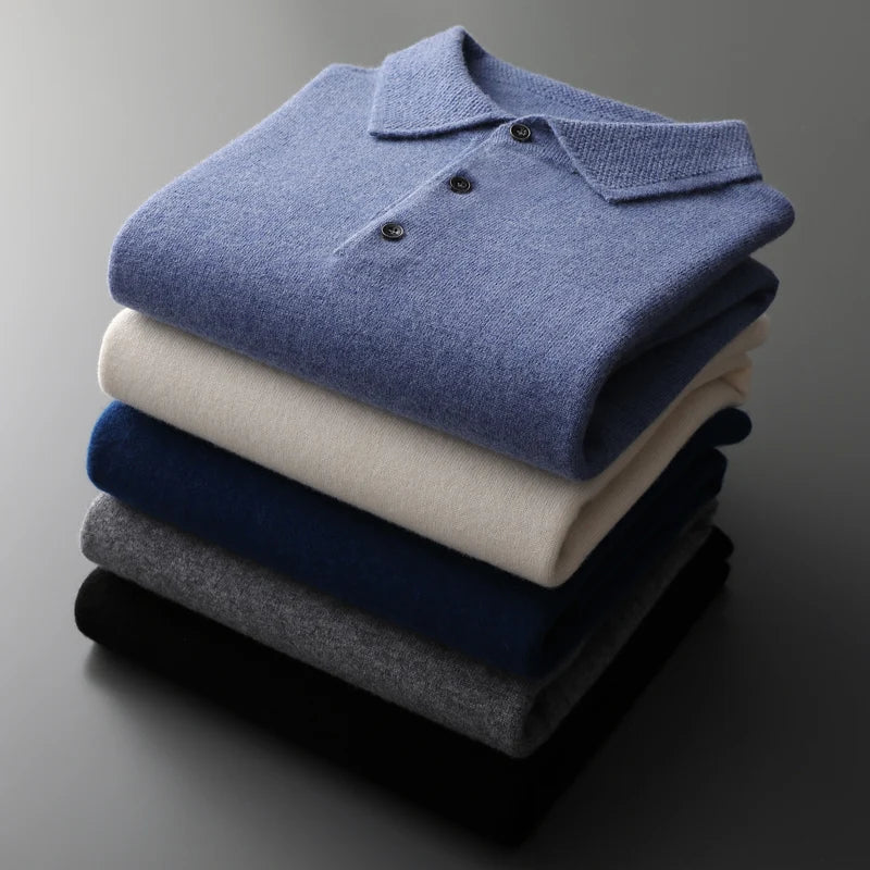 Walter™ | Premium Poloshirt z wełny merino