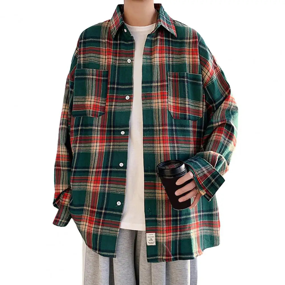 Sem - Męska Koszula w Kratę