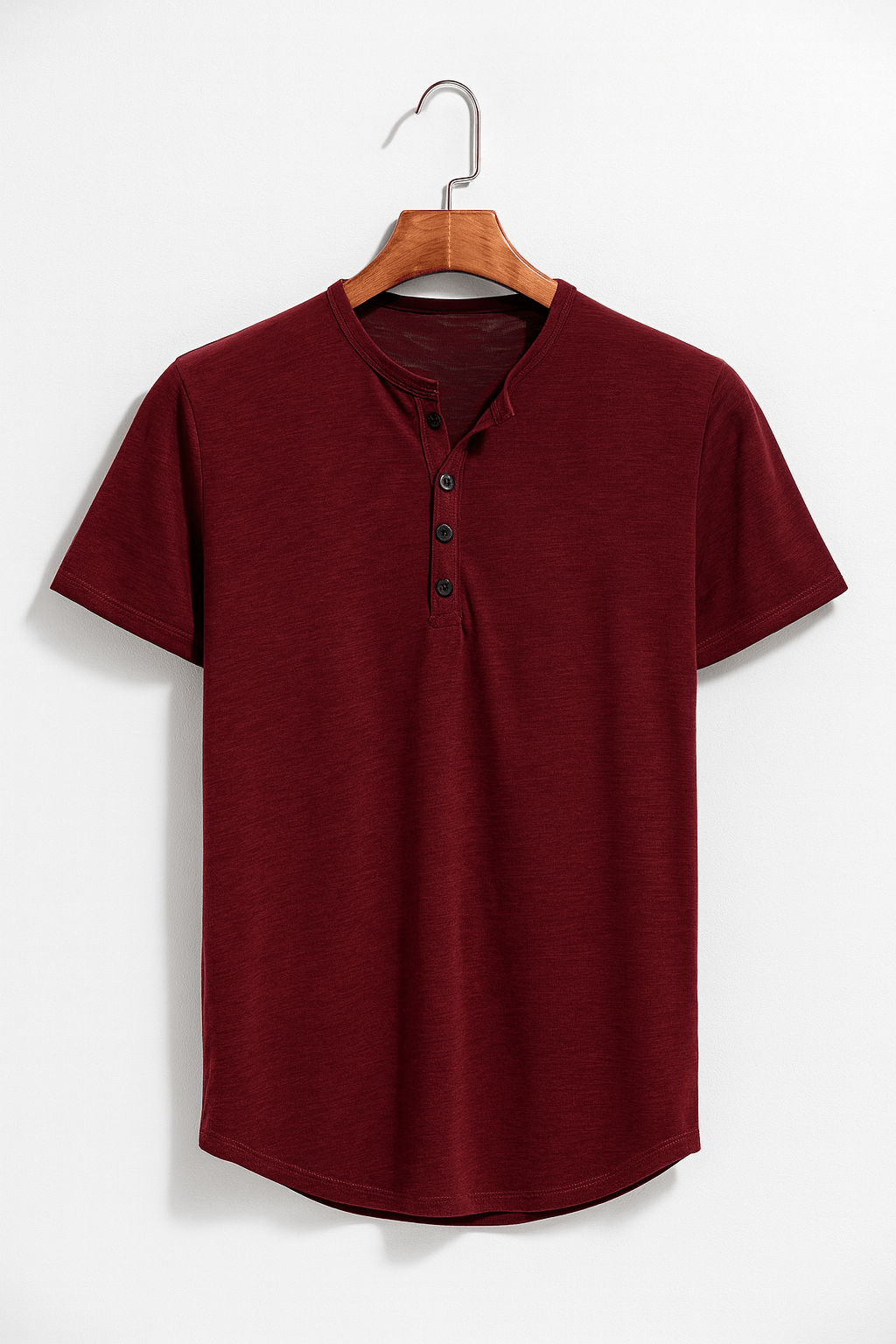 Koszula Dirk Henley z guzikiem