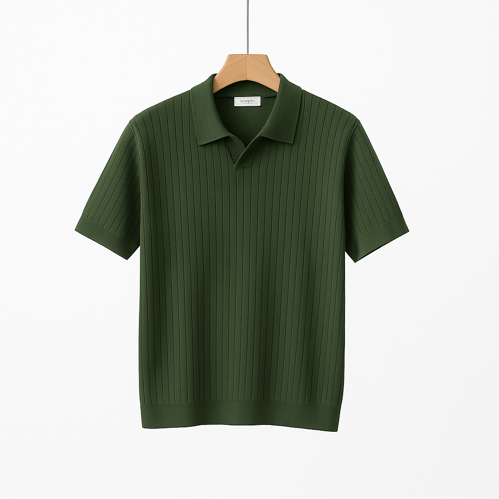 Koszulka polo męska Lucas Strick krótki rękaw