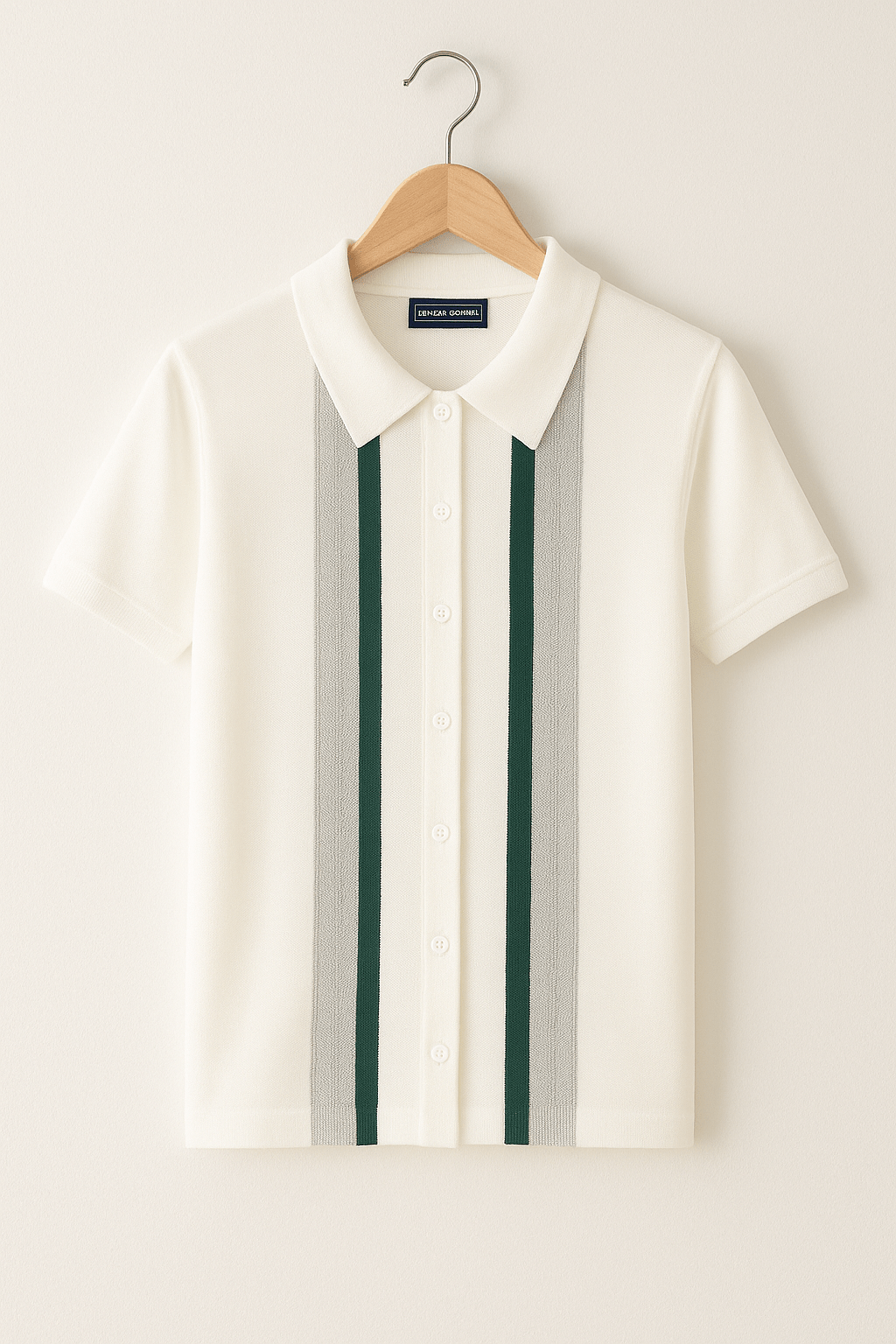 Koszula polo Miles z krótkim rękawem w paski