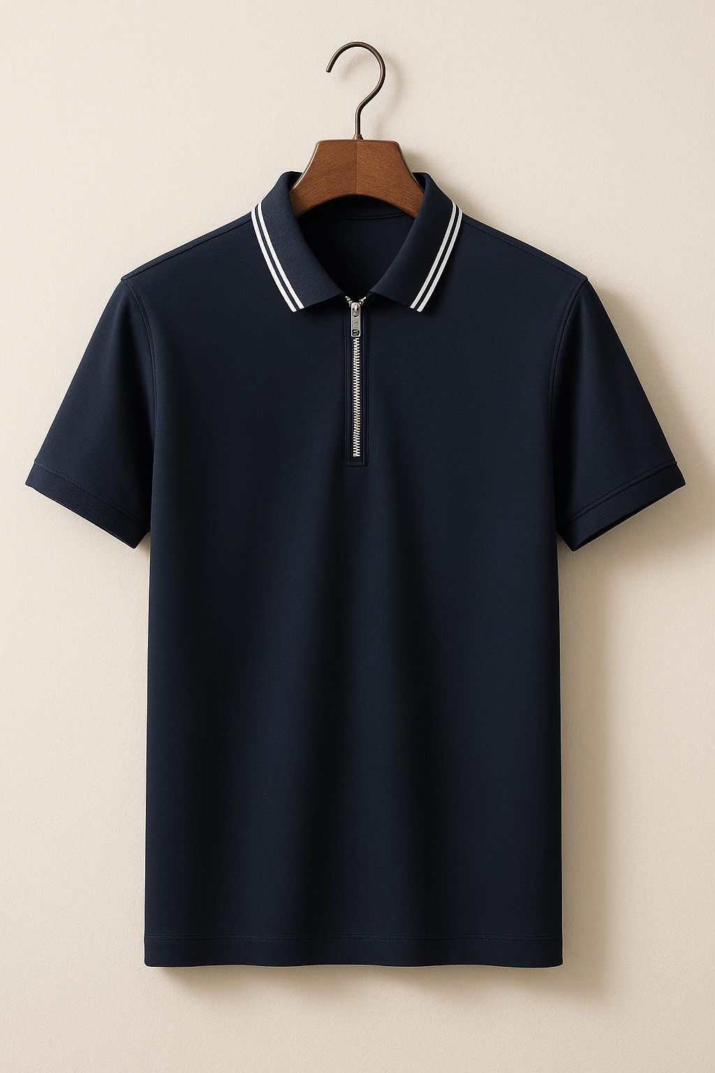 Poloshirt Nathaniel z zamkiem błyskawicznym