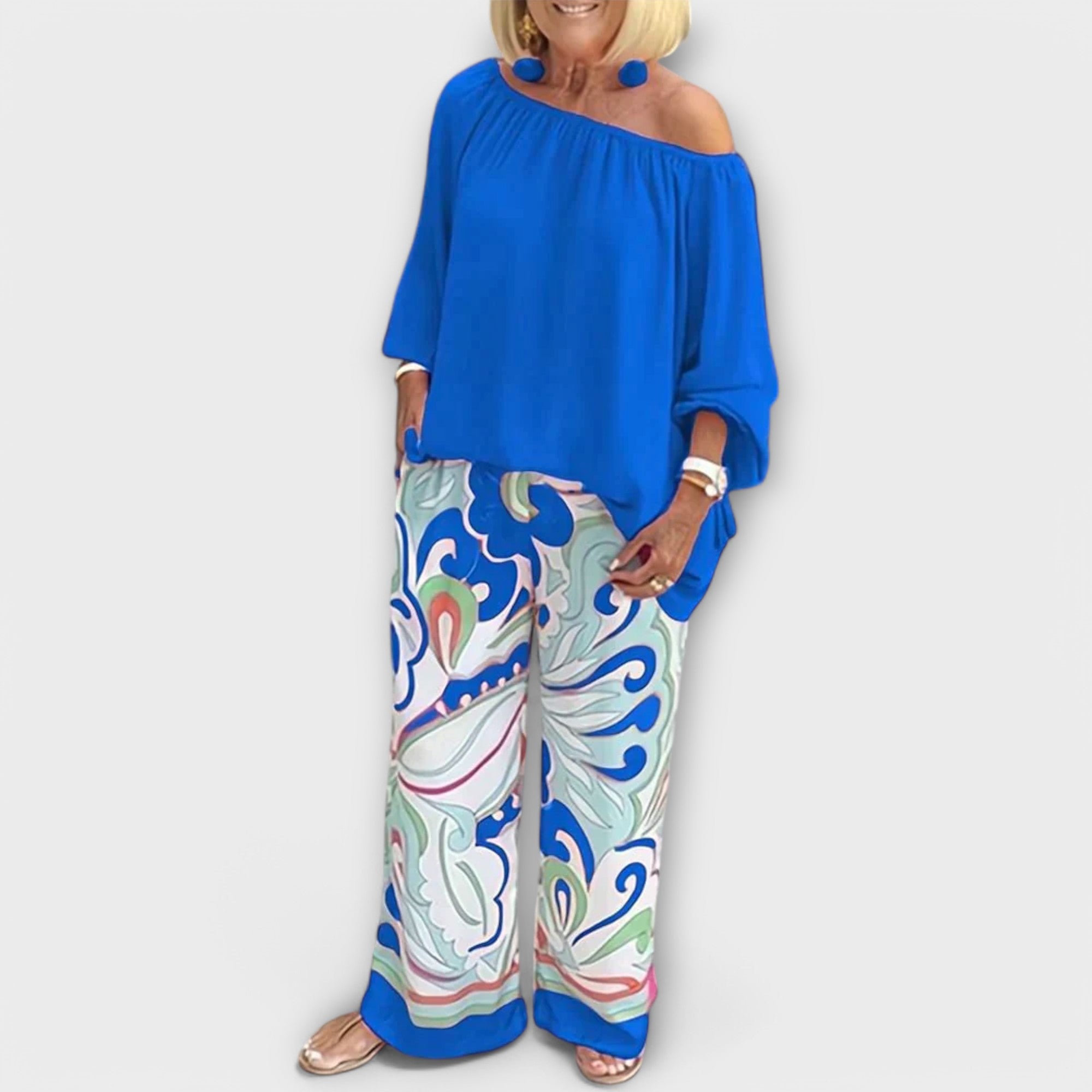 Yesenia – Stylowy dwuczęściowy komplet casualowy