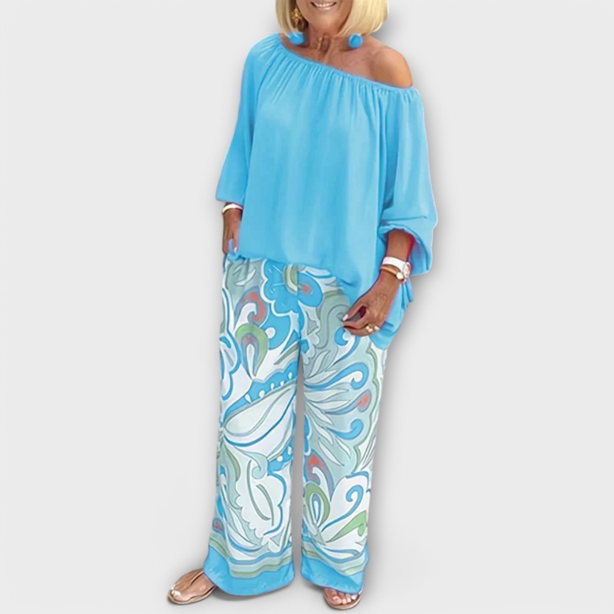 Yesenia – Stylowy dwuczęściowy komplet casualowy